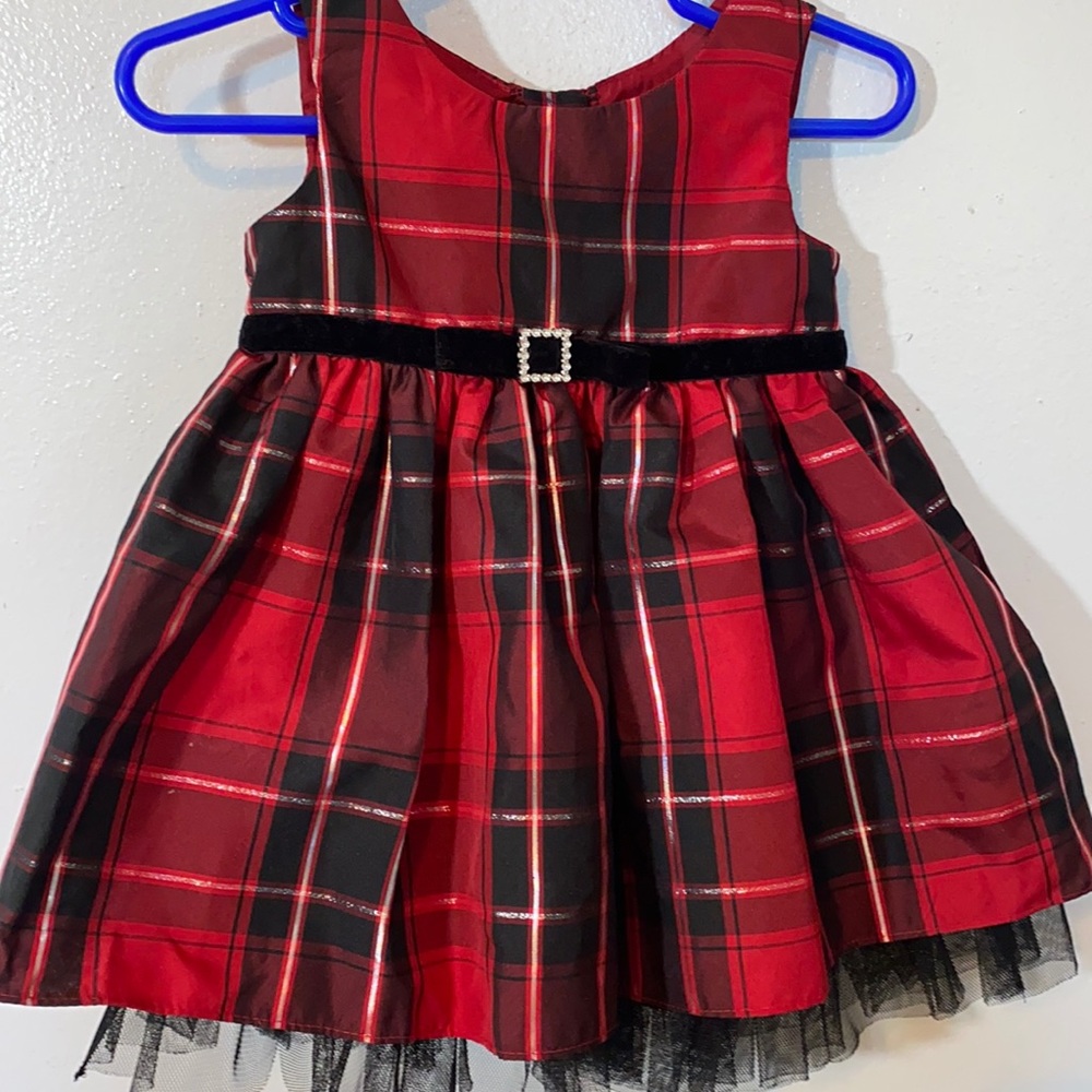 Clementine Red Plaid Holiday Dress 12 Mo Host Pick 11/21 and 4/25! NWOT